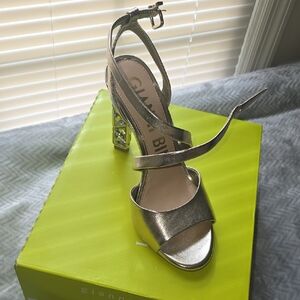 Gianni Bini Metallic Gold Heels